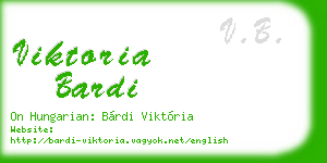 viktoria bardi business card