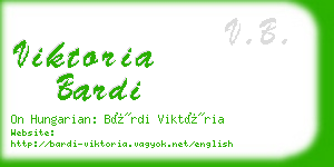 viktoria bardi business card